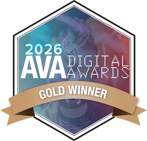 2025 AVA Digital Award gold winner logo