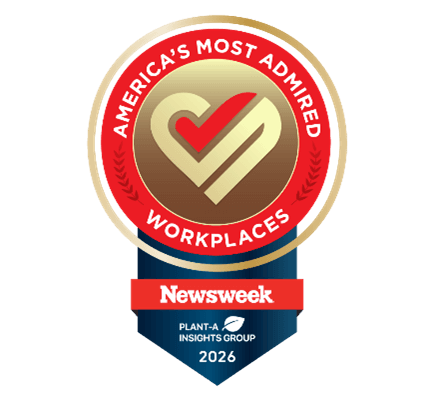 America's Most Admired Workplaces Newsweek 2026 logo