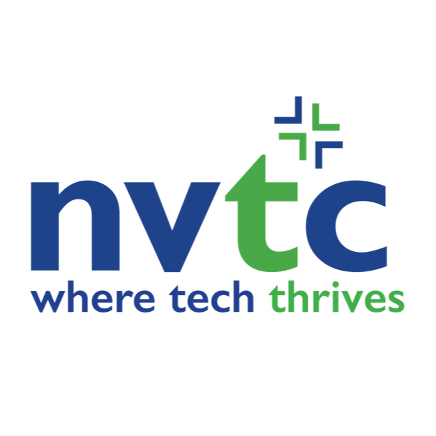 NVTC where tech thrives logo.