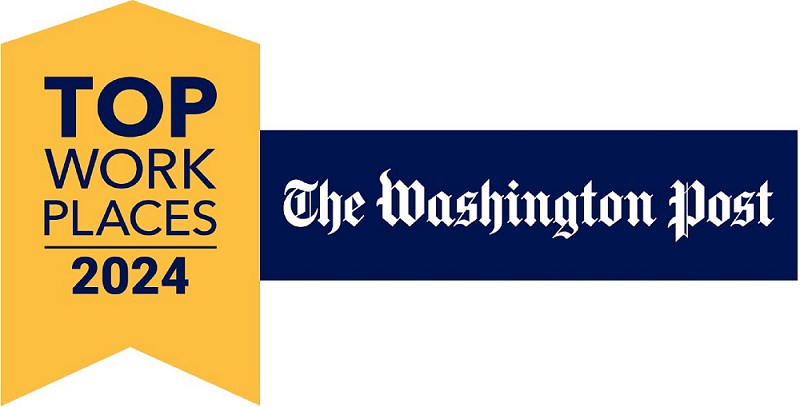 Top Work Places 2024, Washington Post logo. 