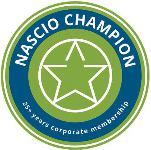 NASCIO Champion. 25+ years corporate membership logo