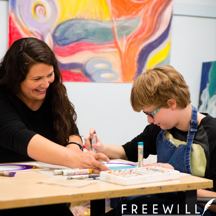 DCH school staff provides on-site therapeutic, educational, and positive socio-emotional environments for children and teens.