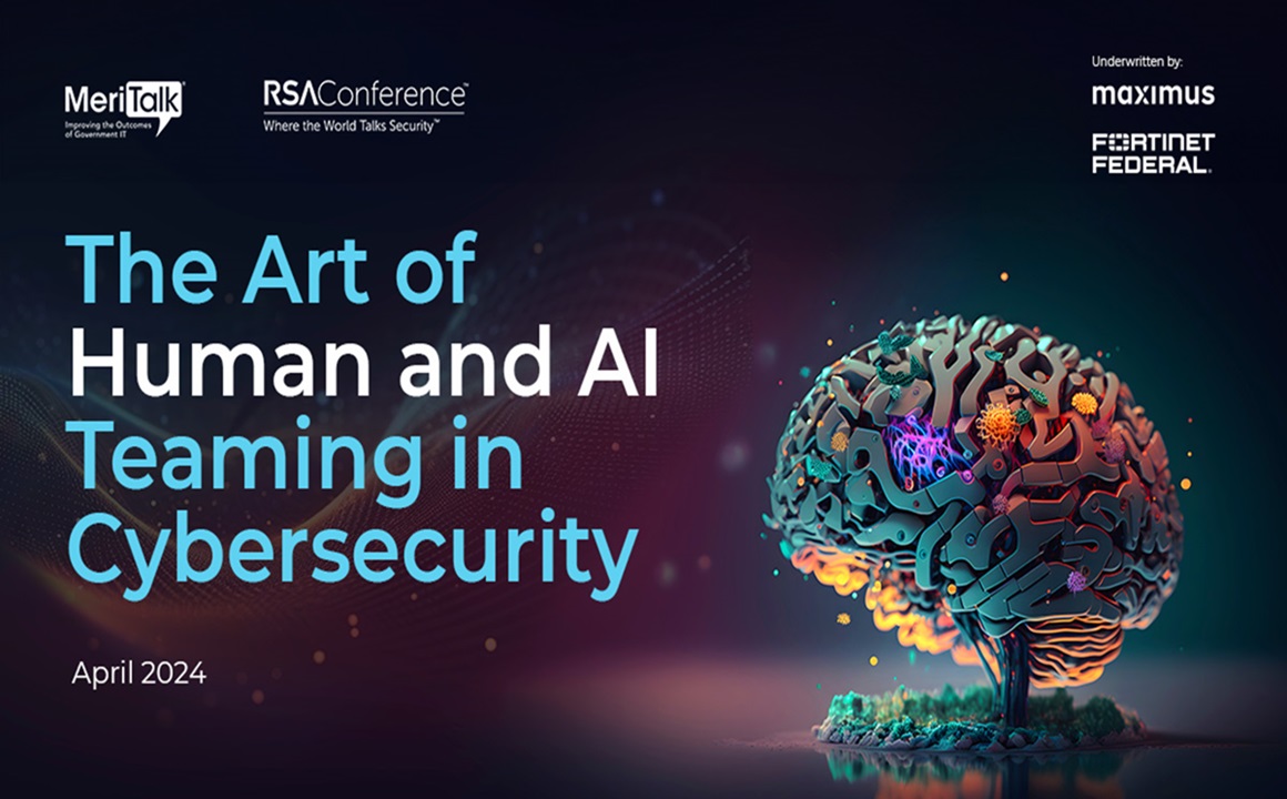 The art of human and AI teaming in cybersecurity infographic