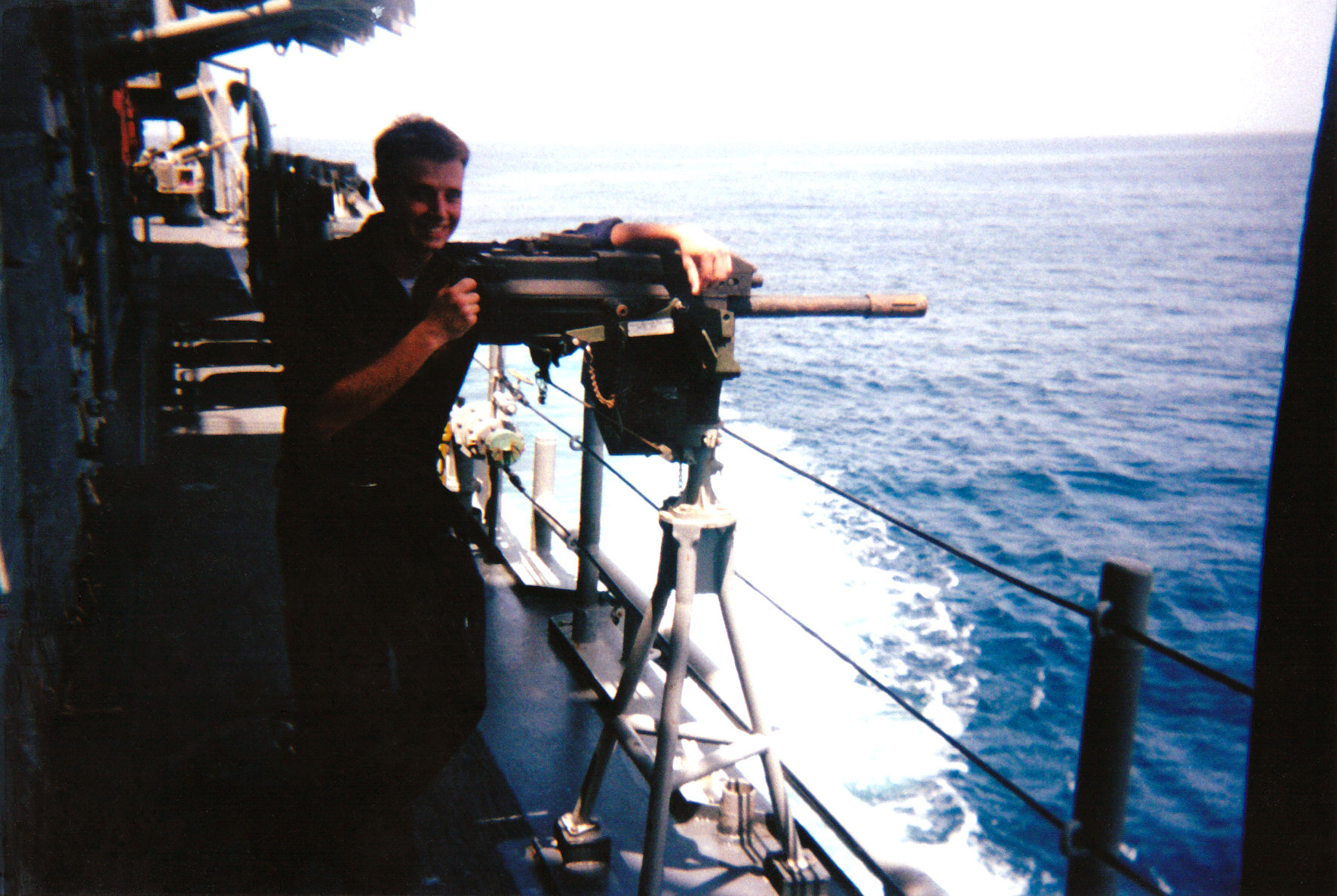 Image of Steven Kimball on a Navy ship