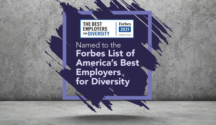 Image of Forbes Best Employers for Diversity logo
