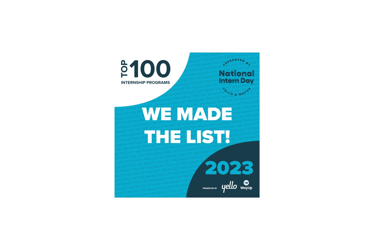 Image of the 2022 Top 100 Internship Programs by WayUp logo